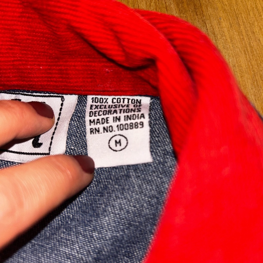 Keren Hart Multicolor Patchwork Jean Jacket - image 3